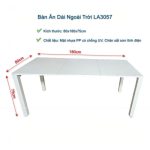 Bộ bàn ăn 8 ghế ngoài trời cao cấp BBCF100 kich thuoc chi tiet ban an nhua ngoai troi 3057 80x180 1