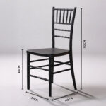 kich thuoc ghe nhua pp cafe nha hang tifani LAD3005