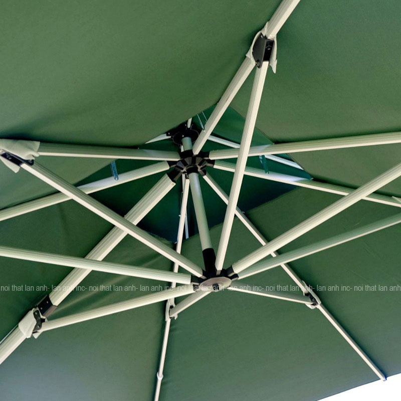 Ô dù LAO6003 kết cấu khung chắc chắn.