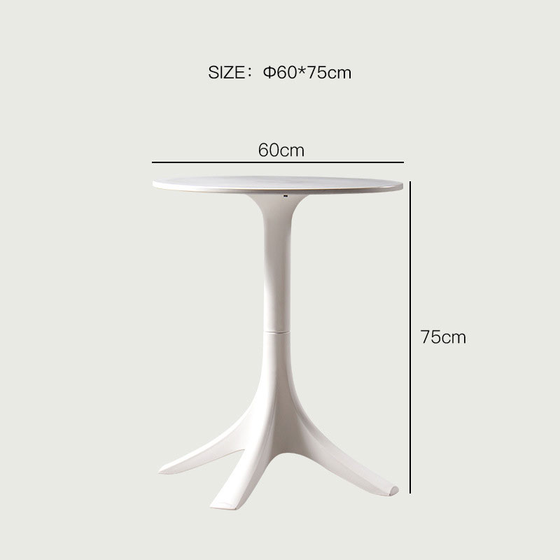 Kích thước bàn cafe nhà hàng trà sữa nhựa ngoài trời đẹp hiện đại LA3055