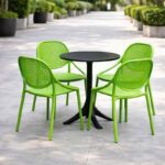 Bộ bàn ghế cafe nhựa đúc BBCF118 bo ban cafe nhua duc ngoai troi bbcf118 1