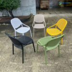 Bộ bàn ghế cafe nhựa đúc BBCF118 ghe an cafe nhua duc nguyen khoi dep LA3060 1