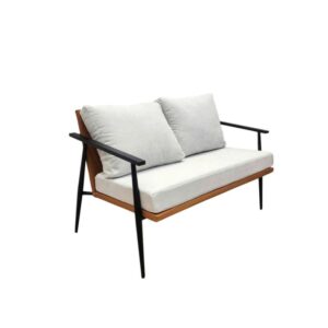 Ghế sofa đôi khung sắt mặt nệm LASK37