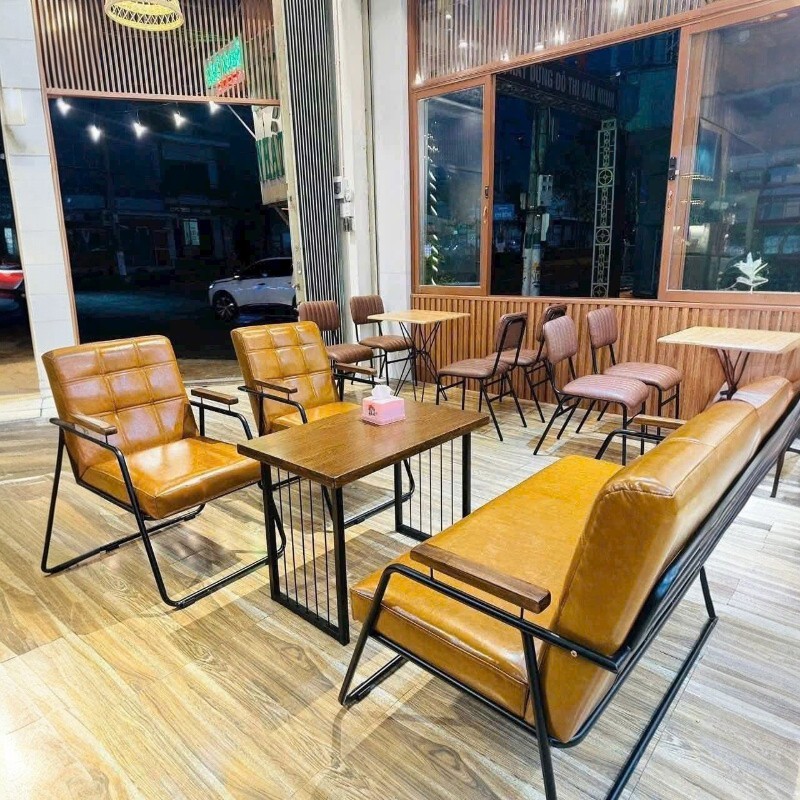 Bộ bàn ghế sofa cafe đẹp hiện đại Bộ bàn ghế sofa cafe đẹp hiện đại