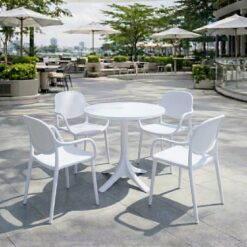 Bộ Bàn Ghế Cafe Đẹp Hiện Đại 4 Ghế 3061 1 Bàn 3055