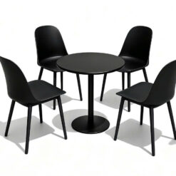 Bộ Bàn Ghế Cafe 1 Bàn 1545M 4 Ghế Nhựa 3000