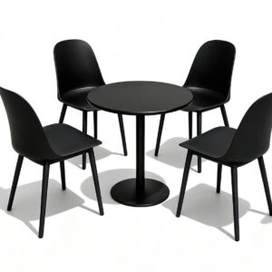Bộ Bàn Ghế Cafe 1 Bàn 1545M 4 Ghế Nhựa 3000