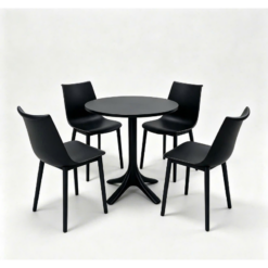 Bộ Bàn Ghế Cafe Nhựa Đúc 4 Ghế 3000c 1 Bàn 3055