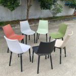ghe nhua cafe nha hang ban an dep hien dai LA3000C 1